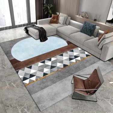 Imagem de Tapete para sala de estar, decoração de quartos, tapetes geométricos, tapete de cabeceira para quarto, sofá para casa, mesa de chá, tapete lateral, flanela 12.200 x 300 cm 78,7 x 118 pol.