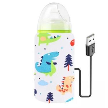 Imagem de Aquecedor Portátil para mamadeira Passeios USB  - SMALL BABY, DINOSSAU