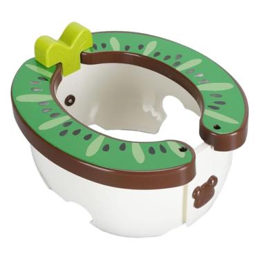 Imagem de Vaso Sanitário para Treinamento, Assento Penico de Viagem para Crianças, Assento Sanitário Dobrável, Vaso Sanitário Portátil para Crianças, Meninos e Meninas (Marrom)