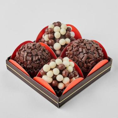 Imagem de Brigadeiro Gourmet com Chocolate Belga 4 un.  Caminho da Fazenda - Cam