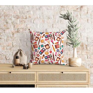 Imagem de Almofada com enchimento Estojos Maquiagens Diversas - Core Decore