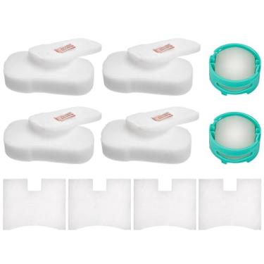 Imagem de Filtro HZ702 para shark HZ700 HZ702 QS175QBL QS175QGN PowerFins Aspirador de odor HairPro, compare com a peça 1541FC3000, XFFKHZ2000 XPMFHZ2000, 2 cartuchos + 2 espuma e feltro + 2 filtros de motor