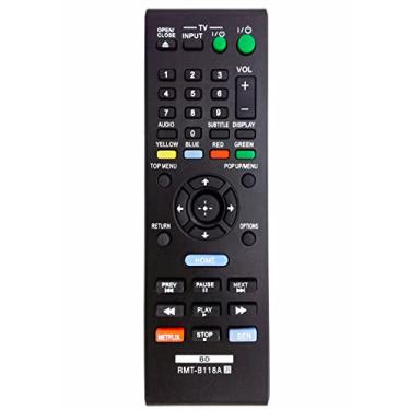 Imagem de Allimity Controle remoto de substituição RMT-B118A RMTB118A compatível com Sony Blu-ray Disc DVD Player BDP-S185 BDP-BX18 BDP-BX39 BDP-S390 BDPS185 BDPBX18 BDPBX39 BDPS390