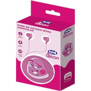 Imagem de FONE DE OUVIDO bEIJO FINI INTRA AURICULAR COM FIO 1M LETRON