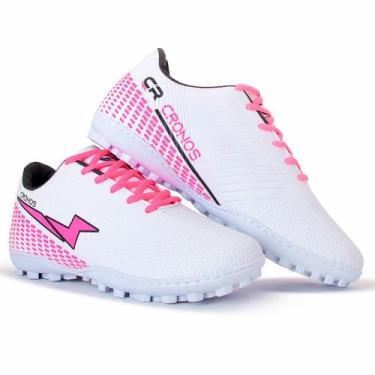 Imagem de Chuteira Society Cronos Futebol Grama Sintética Masculino Feminino Adu