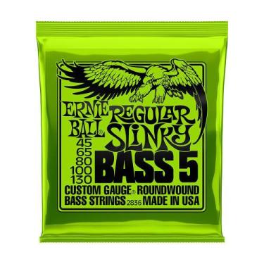Imagem de Encordoamento Ernie Ball Baixo 5 Cordas 045 Regular Sli 2836