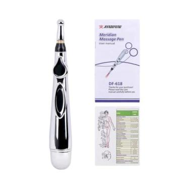 Imagem de Caneta Elétrica de Massagem por Acupuntura com Terapia a Laser - Alívi