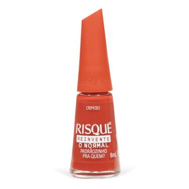 Imagem de Esmalte Vermelho Cremoso Risqué Padrãozinho pra Quem? 8ml