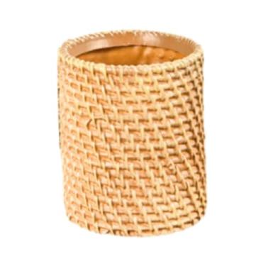 Imagem de Milageto Organizador de desktop de caneta Organizador em casa Office Supplies Makeup Brush Storage lápis Copo para marcadores Lápis marcadores canetas, Cilindro