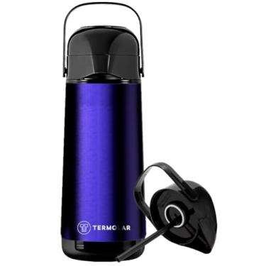Imagem de GARRAFA TERMICA TERMOLAR LUMINA INOX 1L INOX ROXA