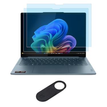 Imagem de MUBUY-GOL Pacote com 2 protetores de tela para laptop Lenovo Slim 7i 2025 (14ILL10) de 14 polegadas, filtro antirreflexo anti-UV com luz azul, reduz a tensão ocular, antiimpressões digitais