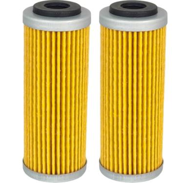 Imagem de EZROAD Filtro de óleo 77338005100 compatível com KTM 2007-2025 250 350 400 450 500 530 EXC-F SX-F XC-F XCF-W EXC EXC-R SMR Edição de fábrica seis dias compatível com Husqvarna FE 450 350 FC 250