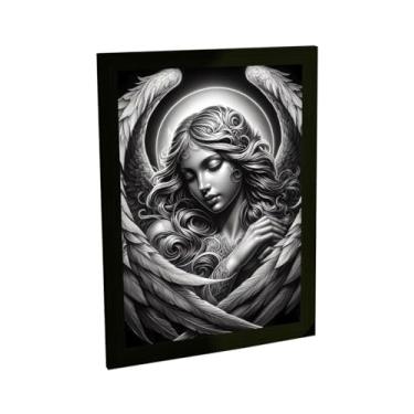 Imagem de Quadro Decorativo Samurai Sexy Katana Tattoo Ilustração Decoração Poster Quarto Sala