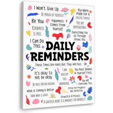 Imagem de YEOION Arte de parede de diferença para decoração de parede de escritório, citações positivas, decoração de parede para sala de aula e escola