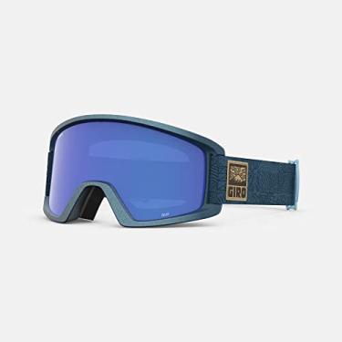 Imagem de Giro Óculos de Neve Dylan 2023 - Armação Feminina Ano Harbor Azul Adventure Grid com Lente Cinza Cobalto/Amarelo Médio