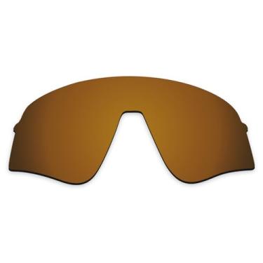 Imagem de Alphax Lentes de reposição polarizadas Flare Gold para Oakley Sutro Lite Sweep OO9465