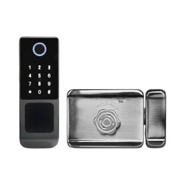 Imagem de Fechadura Digital Inteligente Tuya Wifi À Prova d'Água Para Exterior C