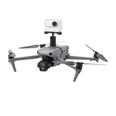 Imagem de Suporte superior para DJI Air 3S/3 Drones Kit de extensão de câmera de ação holofote Suporte de drone acessório compatível com Insta360 GO 3/OSMO Action 4/Go Pro12