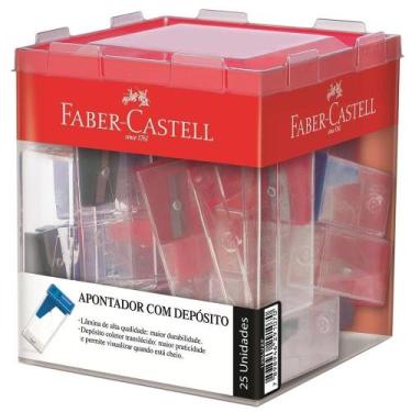 Imagem de Apontador c/ Depósito Sortido Emb. c/ 25 un. - Faber Castell