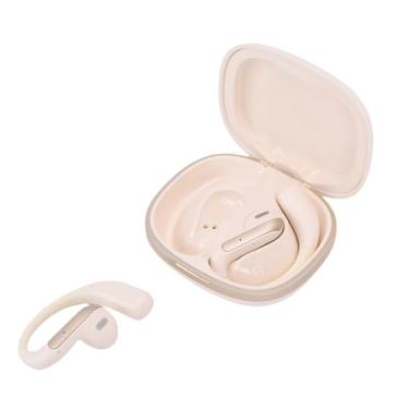 Imagem de Goshyda Fones de Ouvido Sem Fio Ultra Lightweight 5G, Enc Ruído Cancelando Fones de Ouvido Com Gancho de Orelha, 120h Standby IMAX Sound, para Estudo de Trabalho na Vida do Escritório (Cor da pele)