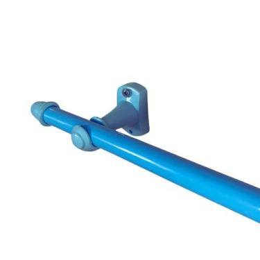 Imagem de Kit Varão Para Cortina Completo 2,00 Metros 19mm Varias Cores Envio Im