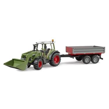 Imagem de Brinquedo Premium - Escala 1:16 - FENDT - Trator Vario 211 com Reboque Lateral