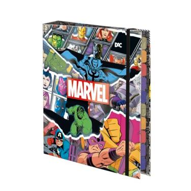 Imagem de DAC - Caderno Argolado Universitario em Papel com 48 folhas Marvel - Fechamento em Elástico
