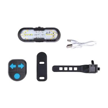 Imagem de kowaku Luz de Advertência de Seta para Bicicleta Recarregável E Ajustável para Ciclismo