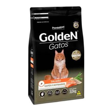 Imagem de Ração Premier Golden para Gatos Adultos Castrados Salmão 3kg