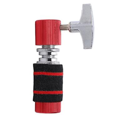Imagem de RiToEasysports Hi Hat Clutch Metal Standard Jazz Drum Kits Peças Vermelhas para Acessórios de Instrumentos de Percussão