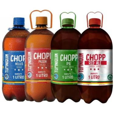 Imagem de Kit 4 Chopp Tupiniquim 1l Barrilete Chopp Gaúcho