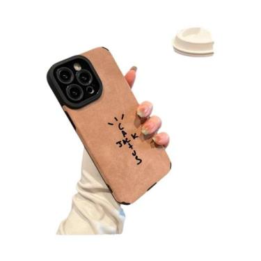 Imagem de Capa De Couro Flip Para iPhone 16 15 14 13 12 11 pro Max XR XS Moda St