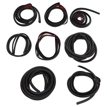 Imagem de Kit de Tira de Vedação de Carros para Modelo Y 2020-2023, 8 PCS Redução de Ruído de Borracha Redução de Ruído de Som Adesivos de Vedação de Corpo Inteiro, Fácil Instalação,