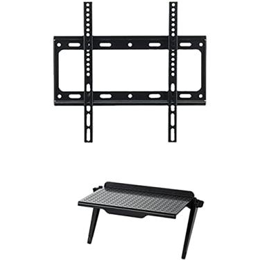 Imagem de Suportes de TV Suporte de parede para TV, suporte de parede ultrafino para a maioria dos LCD LED de 66 a 60 polegadas e TVs de plasma, suporte de parede fixo para TV de até 50 kg