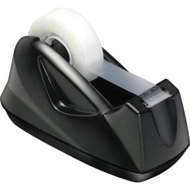 Imagem de Suporte Para Fita Adesiva Pequeno Preto Comercial - Planeta Brinquedos