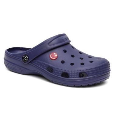 Imagem de sandalia babuche chinelo adulto leve e comfortavel - YVATE, Azul, 37