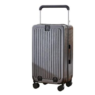 Imagem de Tourister Bagagem para PC com alça larga e abertura frontal de 26 polegadas: mala multifuncional com porta USB e separação entre seco e úmido(Graphite,22 inches)