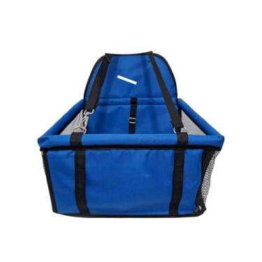 Imagem de Cadeirinha Assento Cadeira Pet de Carro para Cães Cachorro Gatos ATÉ 10KG -Transporte Passeio Viagem(Azul Royal)