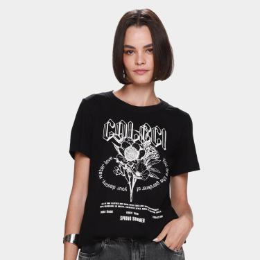 Imagem de Camiseta Colcci Floral Feminina-Feminino