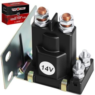 Imagem de VYYOKMU Solenoide EZGO de 14 V, solenoide de carrinho de golfe para E-Z-GO TXT Gas 1994-Up, solenoide terminal de 14 volts 4, solenoide EZGO TXT 200A OEM #27153-G01, 27153G01, 612813, relé solenoide