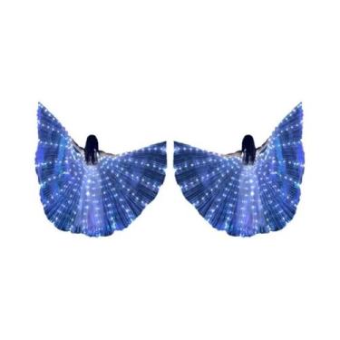 Imagem de Asas De Borboleta LED Brancas Para Dança Do Ventre, Fantasia De Anjo B