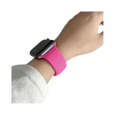 Imagem de Pulseiras De Silicone Para Apple Watch Series 9 8 7 SE Ultra 2 40mm 41