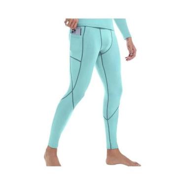 Imagem de Calças De Compressão Masculinas De Secagem Rápida Para Corrida, Leggin