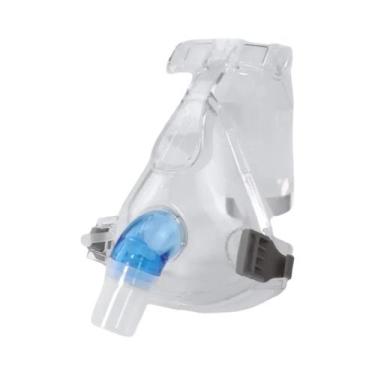 Imagem de Máscara CPAP Facial Completa De Silicone Médico Para Auto BiPAP, Apnei