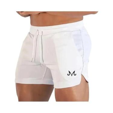 Imagem de Shorts De Ginástica Masculinos De Secagem Rápida Em Malha Verão 2024 C