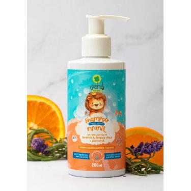 Imagem de Shampoo Infantil Natural com Óleos Essenciais de Lavanda Laranja Doce 