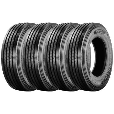 Imagem de Pneu LongMarch S202 275/80 R22.5 Aro 22.5 147/144M 16PR Liso Kit4
