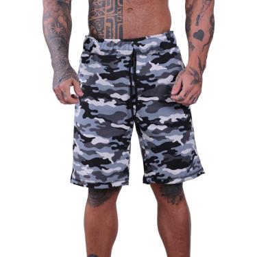 Imagem de Bermuda MXD Conceito Moletom Slim Camuflado Moderno Premium-Masculino