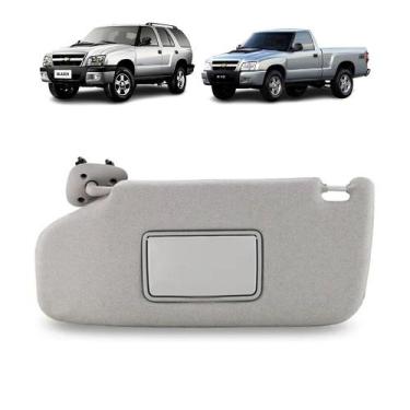 Imagem de Quebra Sol Cinza com Espelho S10 Blazer 2005 a 2011 Esquerdo - NEWTEC