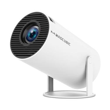Imagem de Magcubic Mini Projetor Portatil 5G Wifi 6 BT 5.0, Projector 4K 1080P Full HD Suporte 8000 Lumens, Projetor Led Auto de Correcção Trapezóide Horizontal, 180°Girável Projector para Telefónico